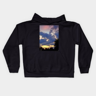 Sunset From My Driveway Kids Hoodie